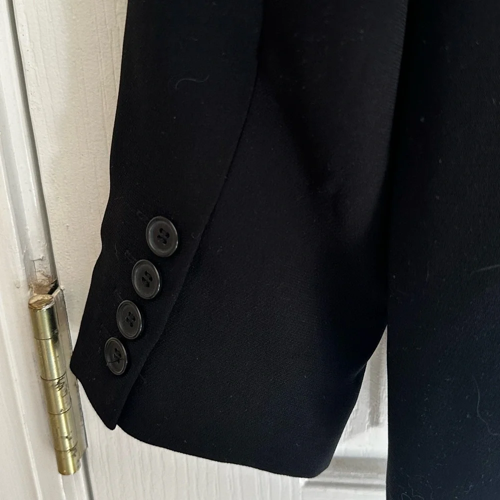 New York & Company | Woman’s One-Button Blazer Sz 14 | Black - Picture 3 of 3